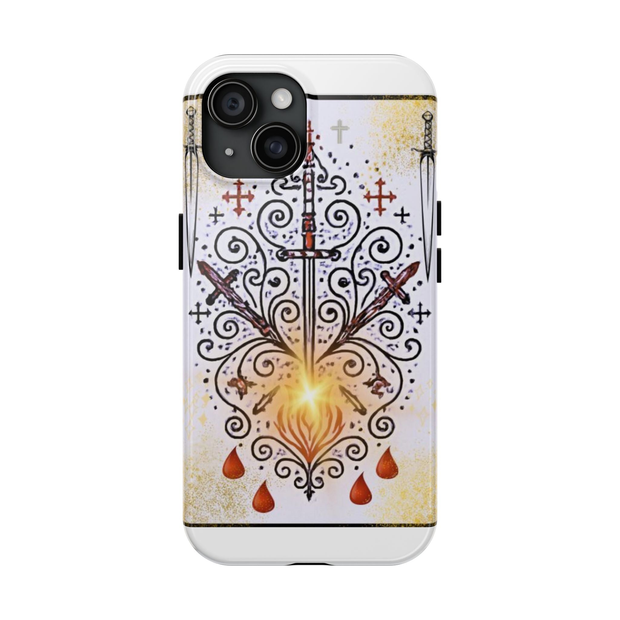 Bold Artistic Phone Cases, Tough Phone Cover, Unique Phone Accessories, Gifts for Geeks, Artistic Decor for Phones