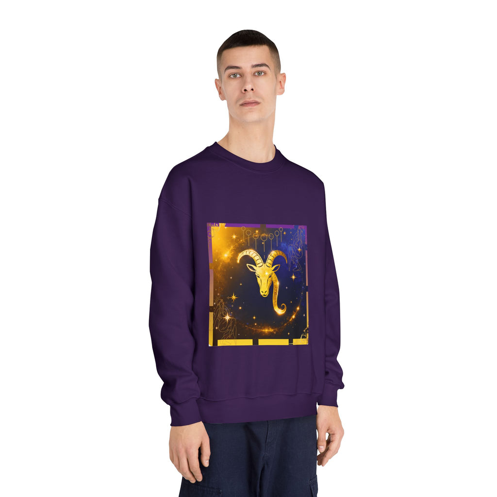 Celestial Capricorn Sweatshirt | Unisex Astrology Crewneck | Gift for Zodiac Lovers, Horoscope Apparel, Cozy Astrology Sweatshirt