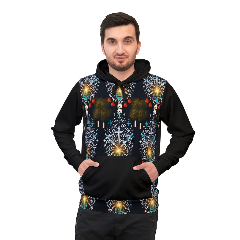 Veve Ogou, Athletic Hoodie, Colorful Hooded Sweatshirt, Gift for Athletes, Casual Wear, Unique Sports Apparel