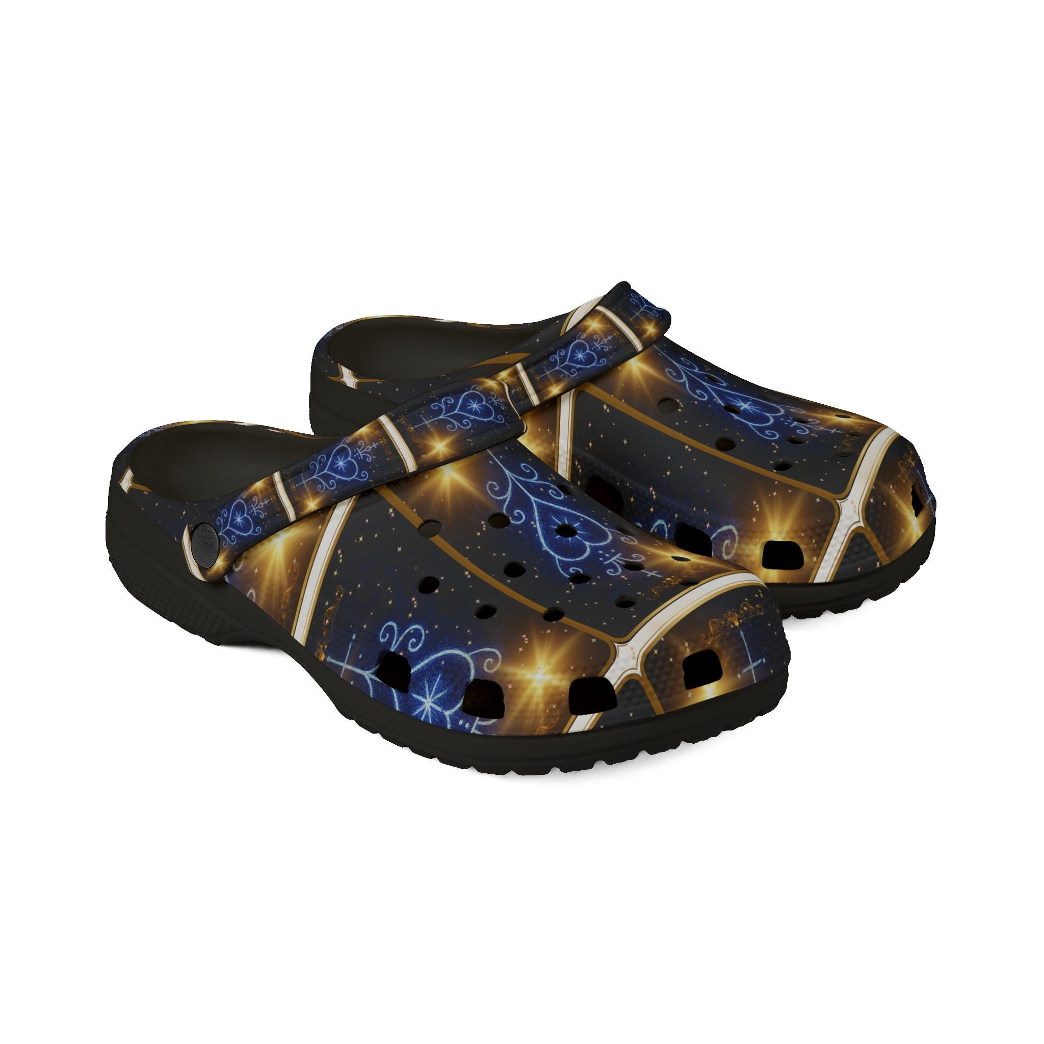 Sparkling Night EVA Foam Shoes, Stylish Slippers for Home and Outdoors, Trendy Clogs for Festivals, Comfortable Footwear