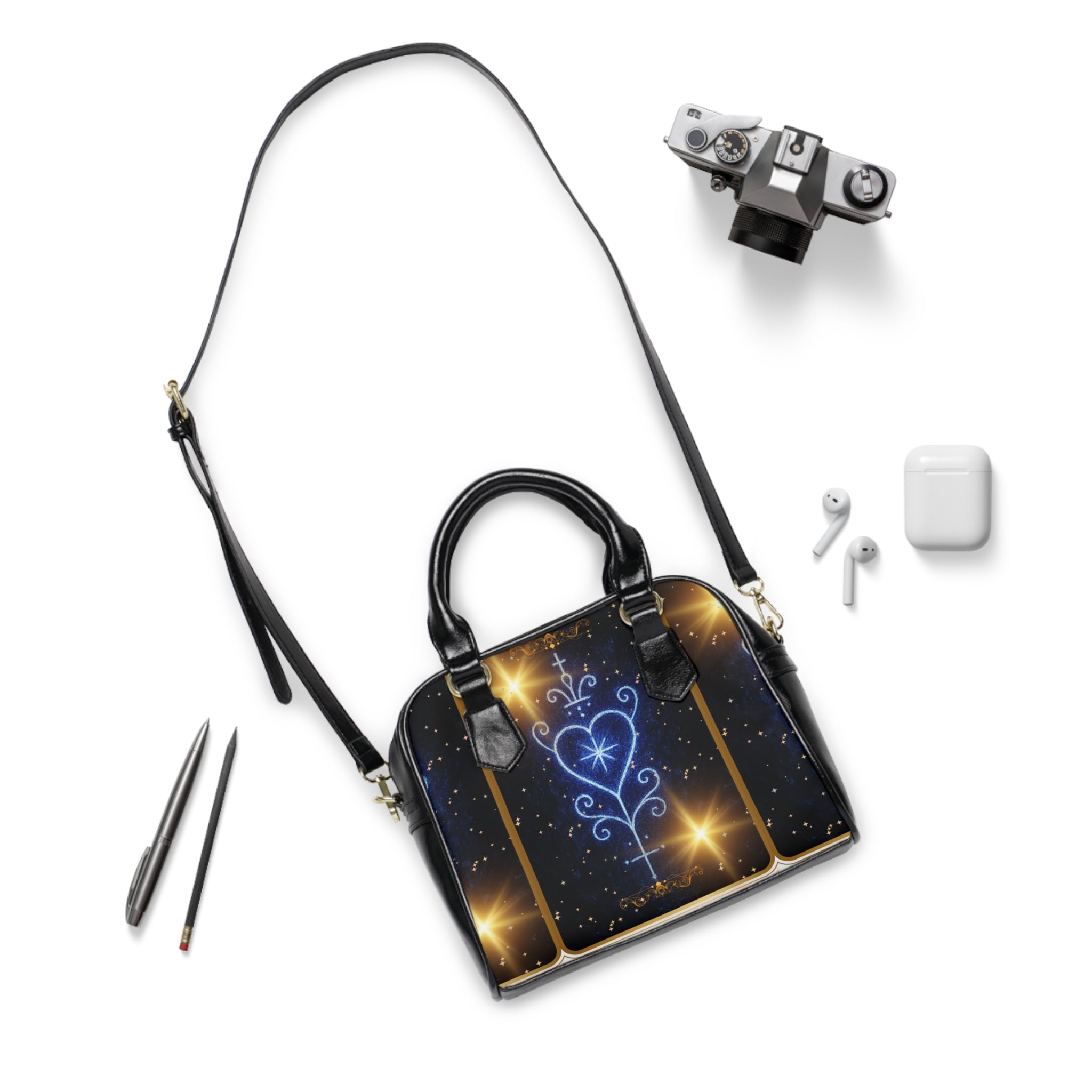 VeVe Freda Shoulder Handbag | Stylish Tote, Evening Bag, Fashion Accessory, Starry Handbag, Gift for Her, Festival Purse