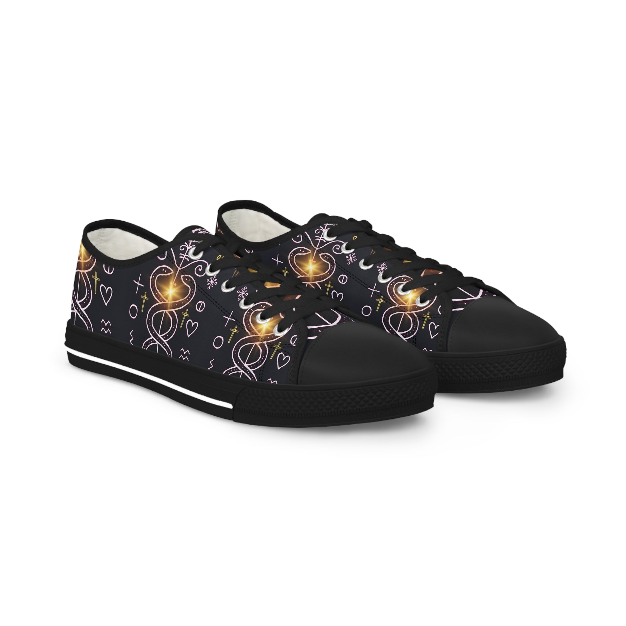 Men's Graphic Sneakers, Casual Footwear, Stylish Sneakers, Unique Shoe Design, Everyday Wear, Gift for Him