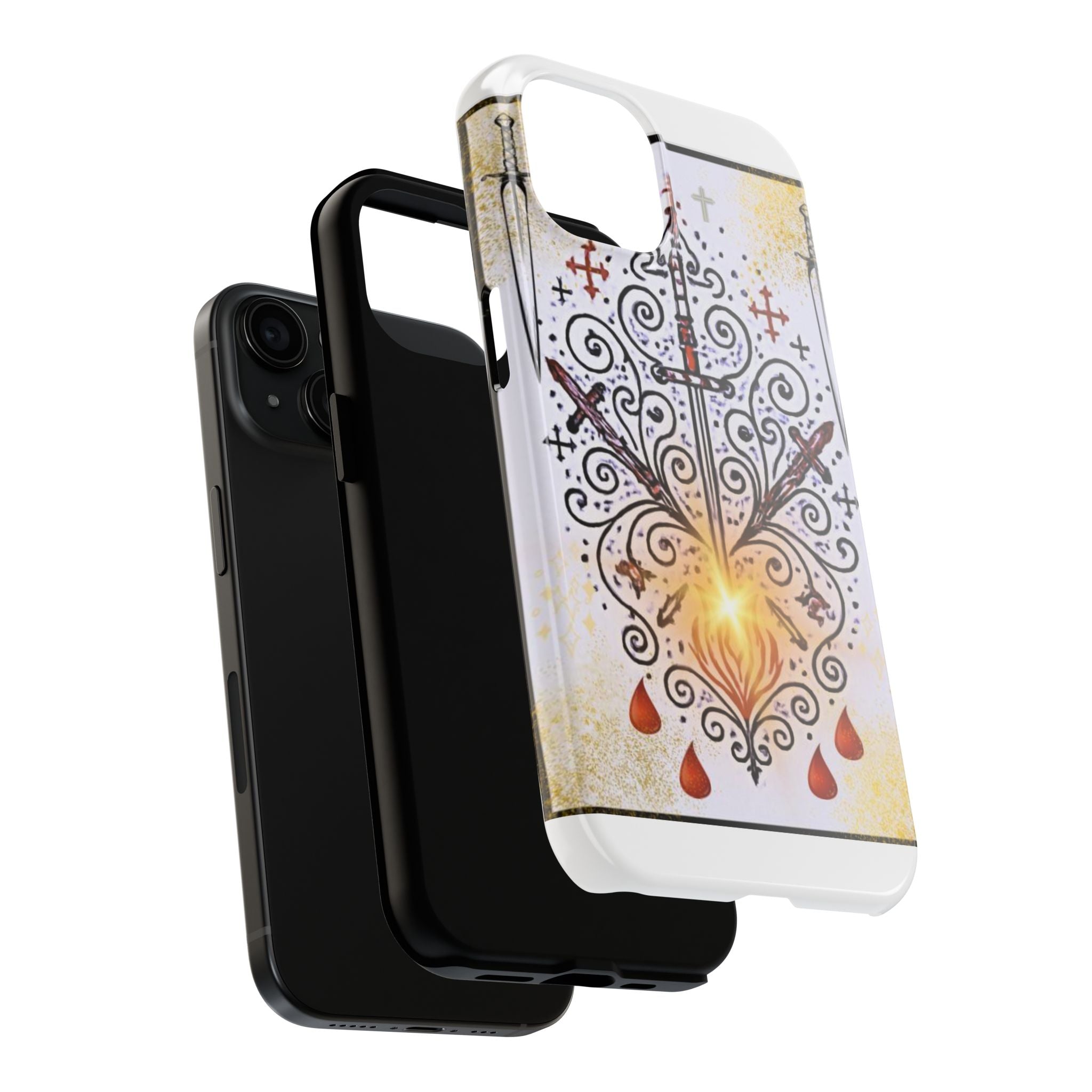 Bold Artistic Phone Cases, Tough Phone Cover, Unique Phone Accessories, Gifts for Geeks, Artistic Decor for Phones