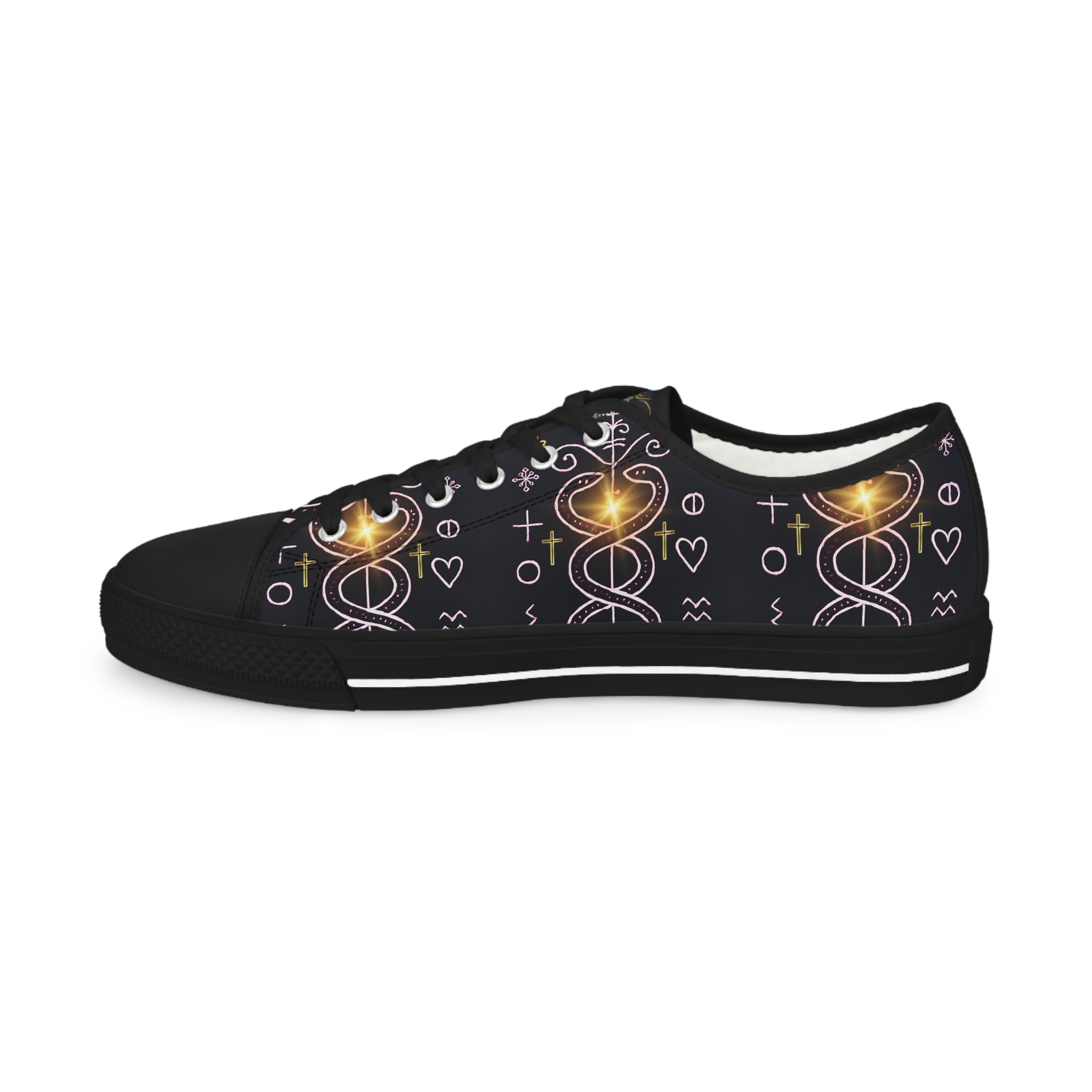 Men's Graphic Sneakers, Casual Footwear, Stylish Sneakers, Unique Shoe Design, Everyday Wear, Gift for Him