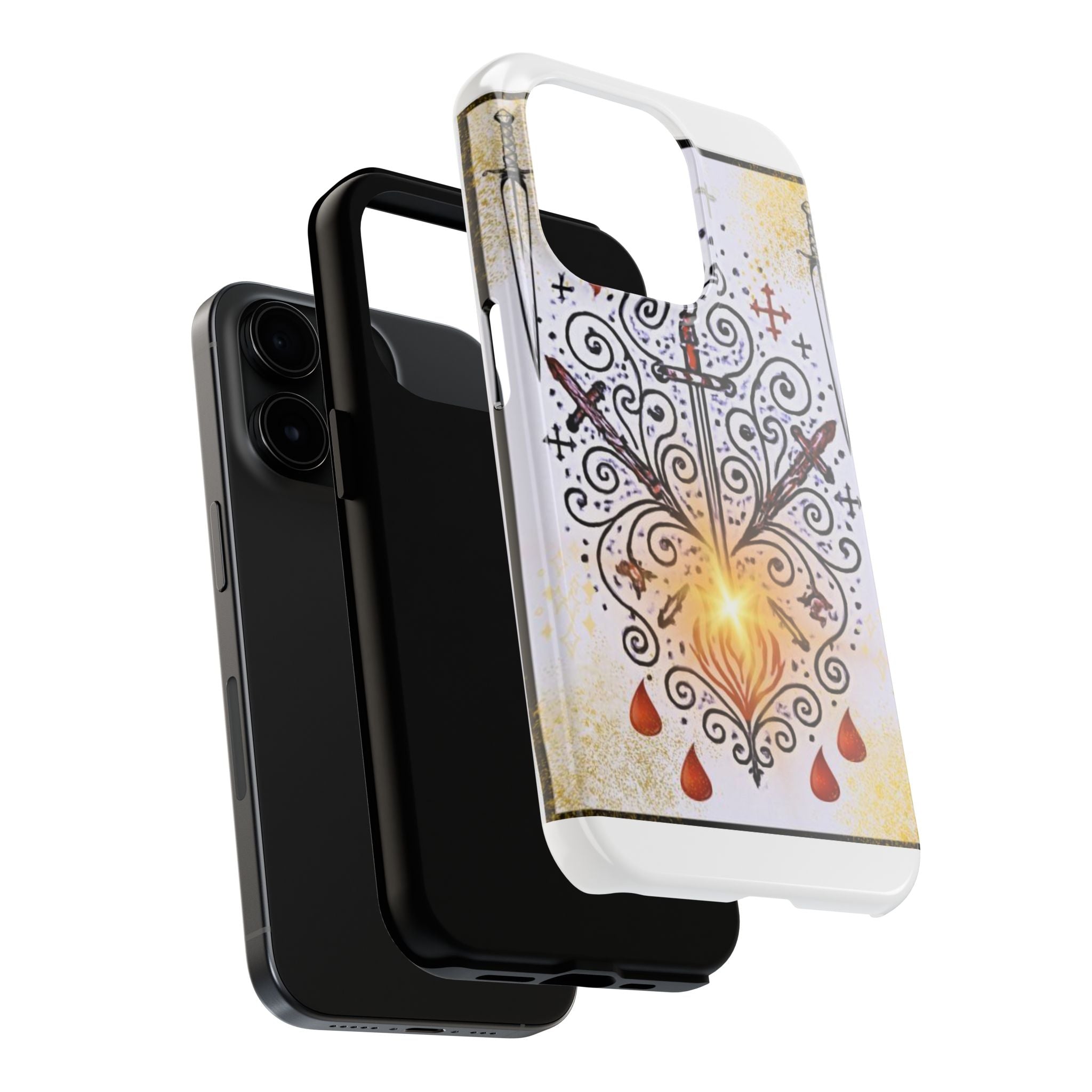 Bold Artistic Phone Cases, Tough Phone Cover, Unique Phone Accessories, Gifts for Geeks, Artistic Decor for Phones