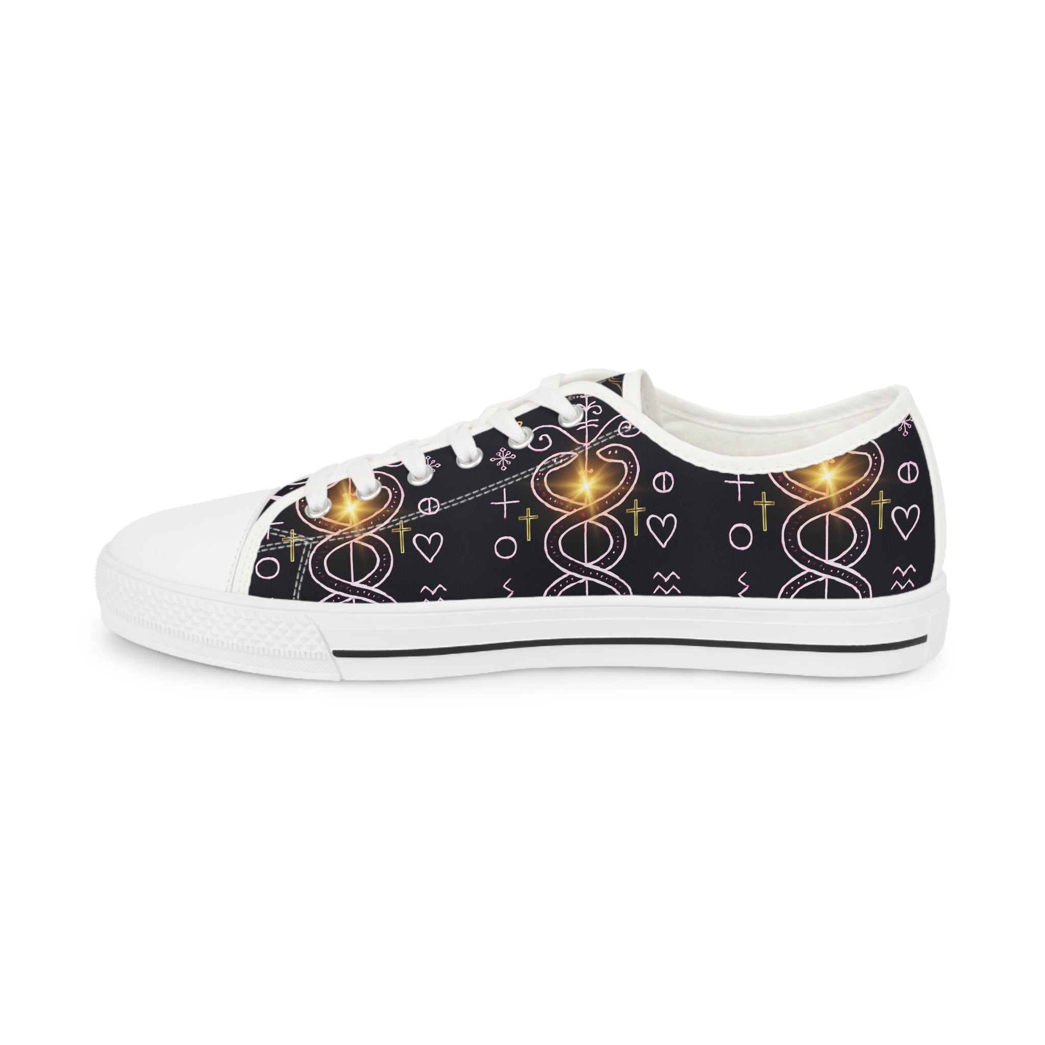 Men's Graphic Sneakers, Casual Footwear, Stylish Sneakers, Unique Shoe Design, Everyday Wear, Gift for Him