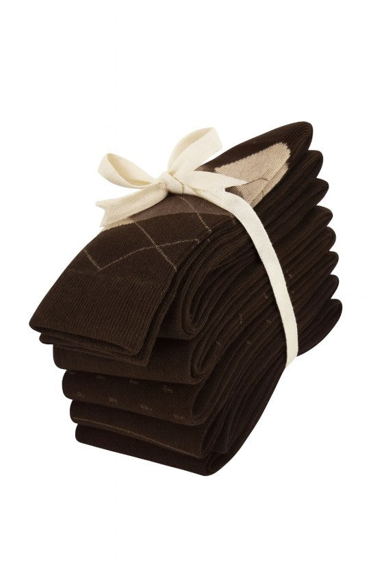 Breeze Pack Brown Pair Of 6