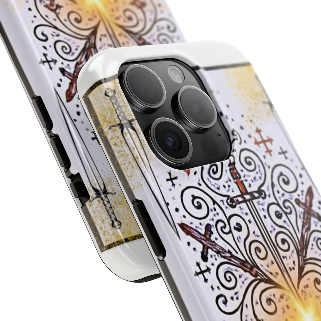 Bold Artistic Phone Cases, Tough Phone Cover, Unique Phone Accessories, Gifts for Geeks, Artistic Decor for Phones
