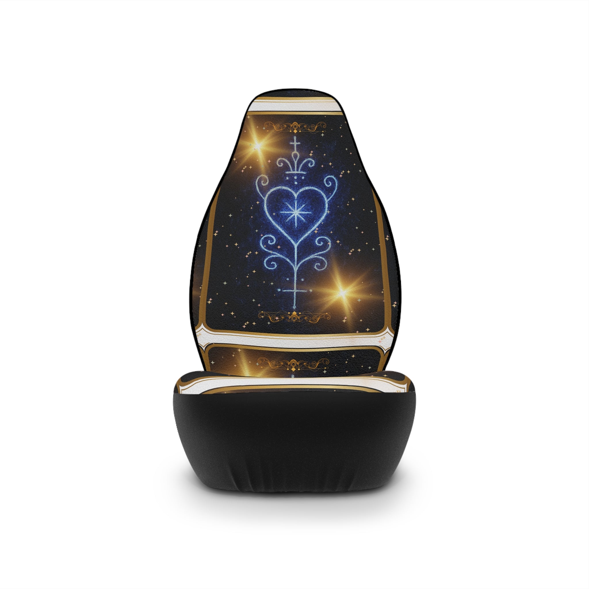 Voodoo Heart Collections, Car Seat Covers - Cosmic Decor, Stylish Automotive Accessories, Gift for Car Lovers, Astrology Enthusiasts, Home Decor